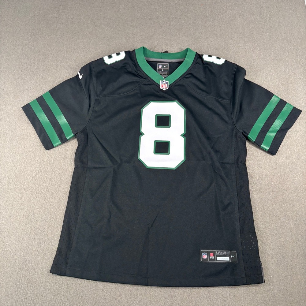 Nike Aaron Rodgers New York Jets Jersey Kids Size L 14/16 Black 9Z1B7N3P9-NYJAR